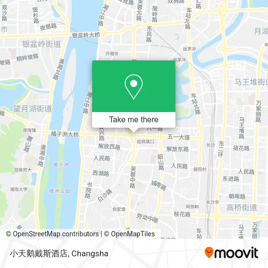小天鹅戴斯酒店 map