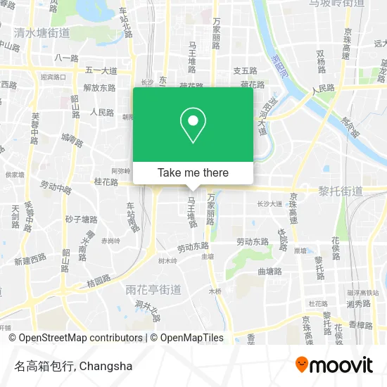 名高箱包行 map