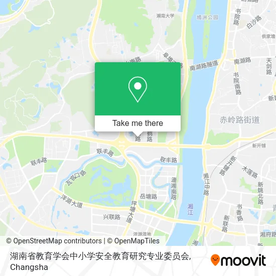 湖南省教育学会中小学安全教育研究专业委员会 map