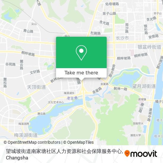 望城坡街道南家塘社区人力资源和社会保障服务中心 map