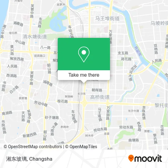 湘东玻璃 map