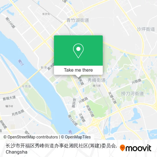 长沙市开福区秀峰街道办事处湘民社区(筹建)委员会 map