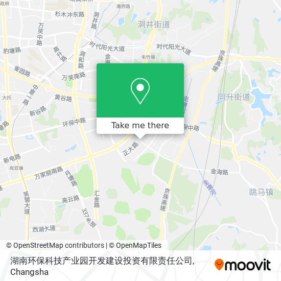 湖南环保科技产业园开发建设投资有限责任公司 map