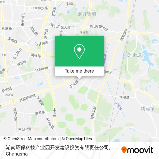 湖南环保科技产业园开发建设投资有限责任公司 map