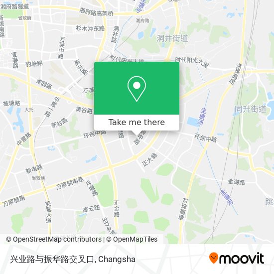 兴业路与振华路交叉口 map