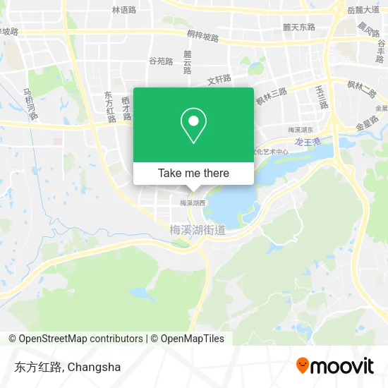 东方红路 map