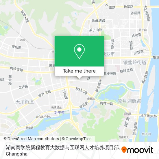 湖南商学院新程教育大数据与互联网人才培养项目部 map