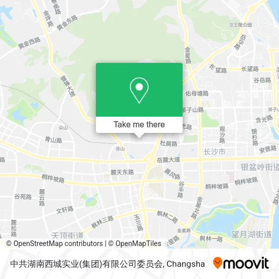 中共湖南西城实业(集团)有限公司委员会 map