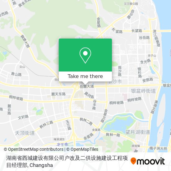 湖南省西城建设有限公司户改及二供设施建设工程项目经理部 map
