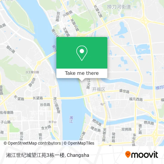 湘江世纪城望江苑3栋一楼 map