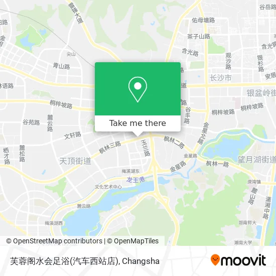 芙蓉阁水会足浴(汽车西站店) map