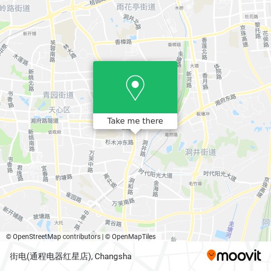 街电(通程电器红星店) map