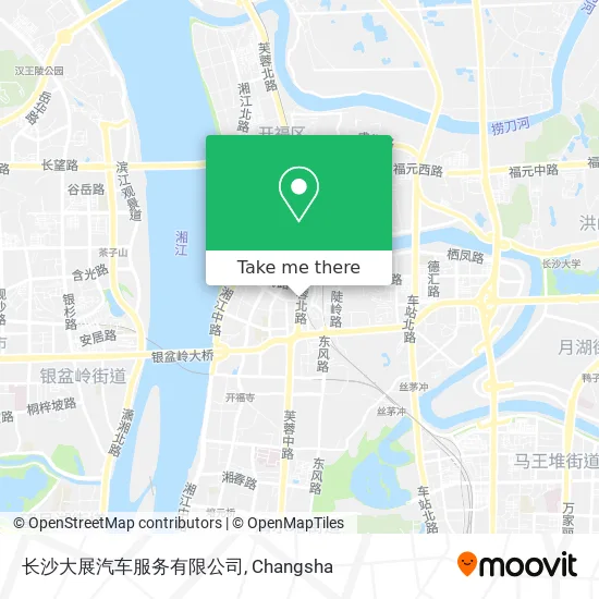 长沙大展汽车服务有限公司 map
