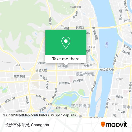 长沙市体育局 map
