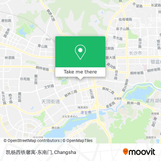 凯杨西铁馨寓-东南门 map