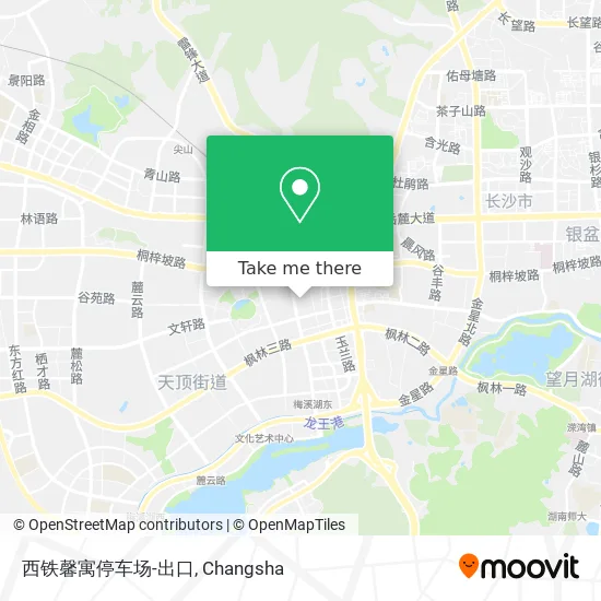 西铁馨寓停车场-出口 map