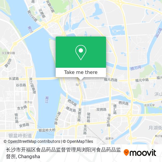 长沙市开福区食品药品监督管理局浏阳河食品药品监督所 map