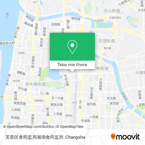 芙蓉区食药监局湘湖食药监所 map