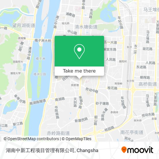 湖南中新工程项目管理有限公司 map