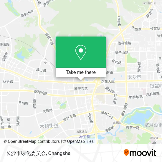 长沙市绿化委员会 map