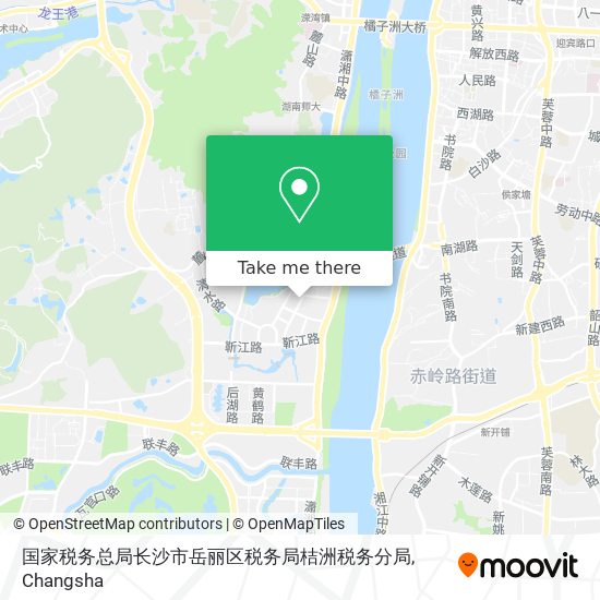 国家税务总局长沙市岳丽区税务局桔洲税务分局 map