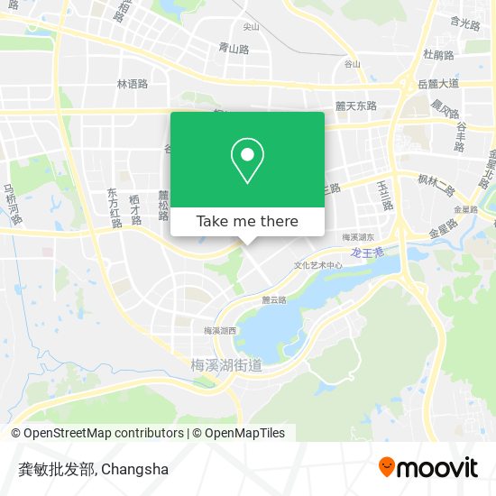 龚敏批发部 map