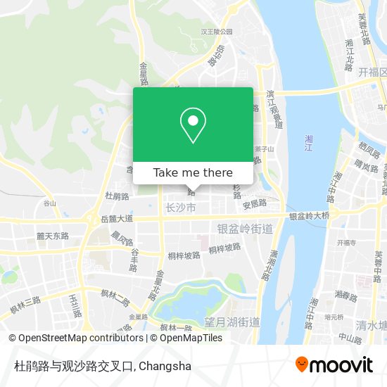 杜鹃路与观沙路交叉口 map