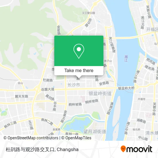 杜鹃路与观沙路交叉口 map