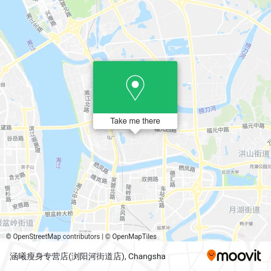 涵曦瘦身专营店(浏阳河街道店) map