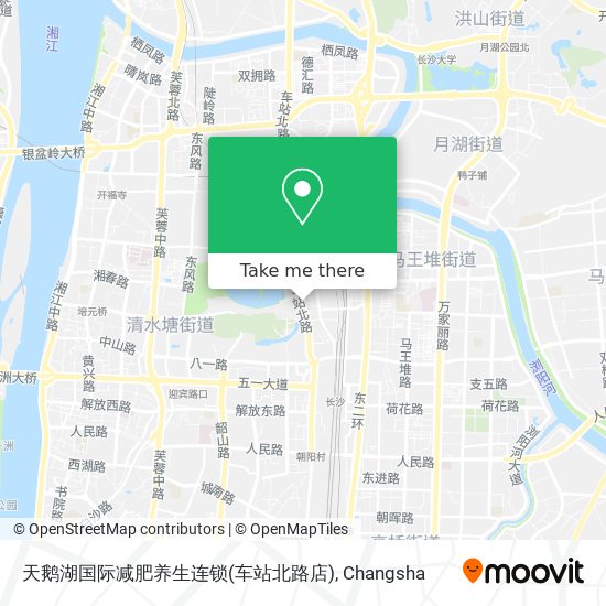天鹅湖国际减肥养生连锁(车站北路店) map