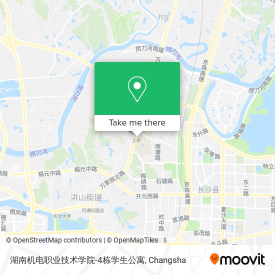 湖南机电职业技术学院-4栋学生公寓 map