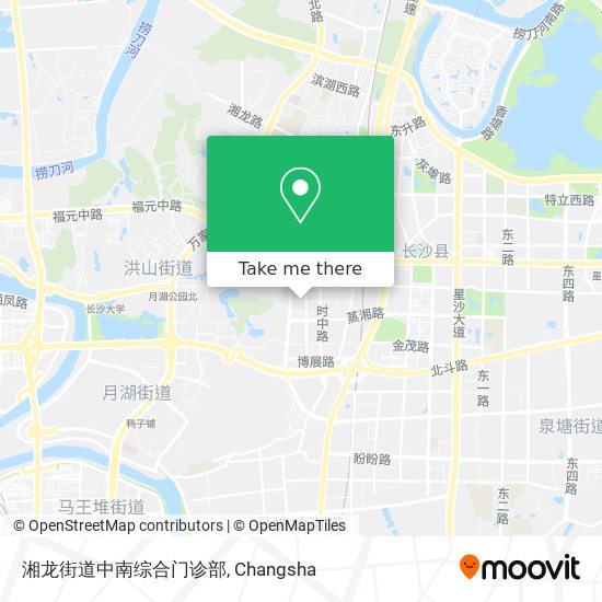 湘龙街道中南综合门诊部 map