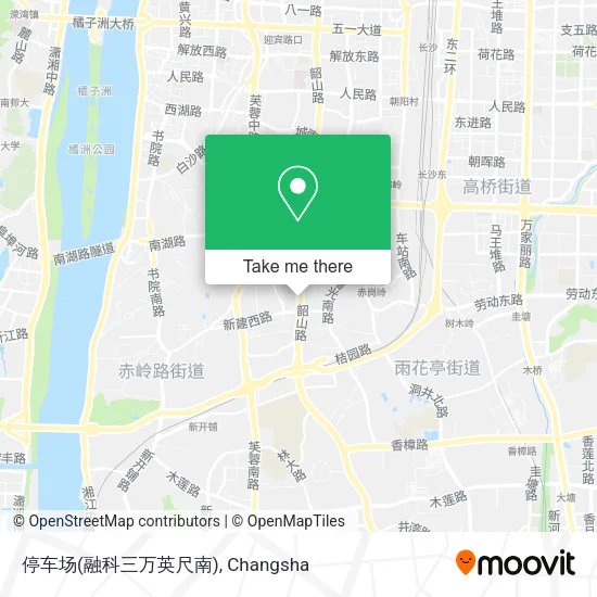 停车场(融科三万英尺南) map