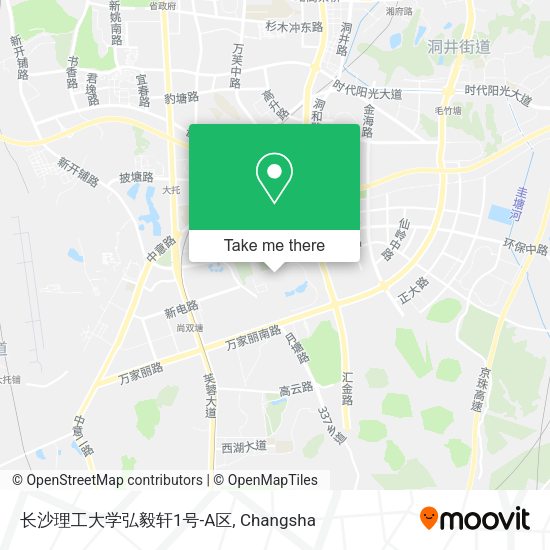 长沙理工大学弘毅轩1号-A区 map