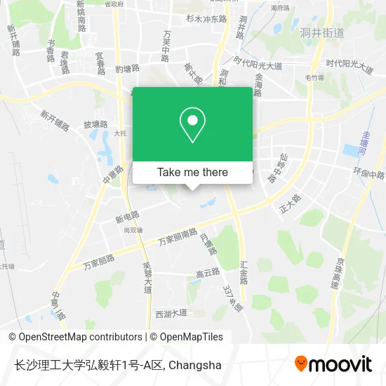 长沙理工大学弘毅轩1号-A区 map