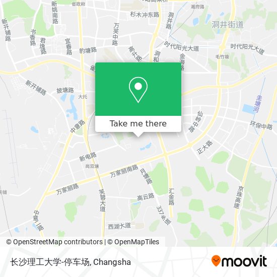 长沙理工大学-停车场 map