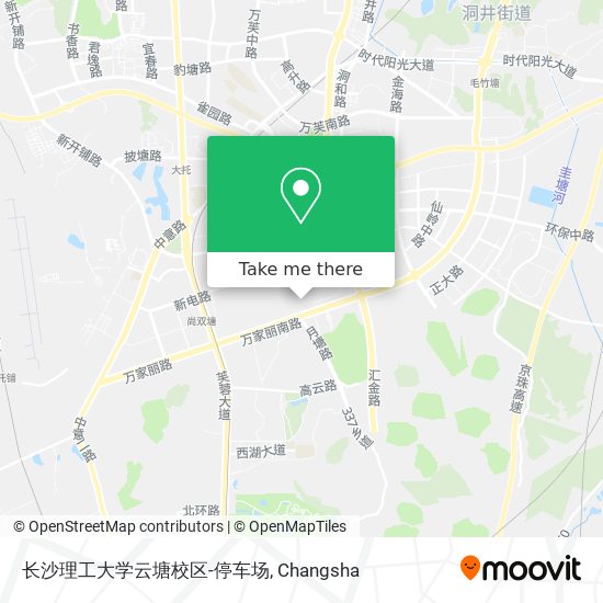 长沙理工大学云塘校区-停车场 map