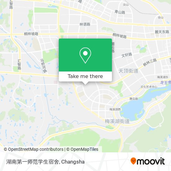 湖南第一师范学生宿舍 map