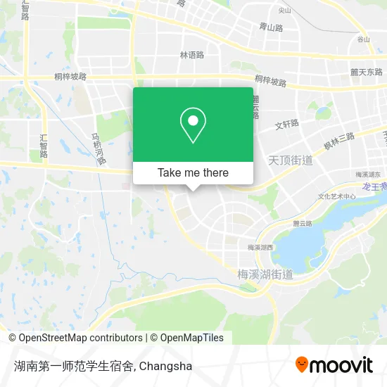 湖南第一师范学生宿舍 map