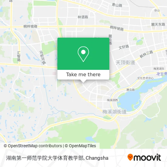 湖南第一师范学院大学体育教学部 map