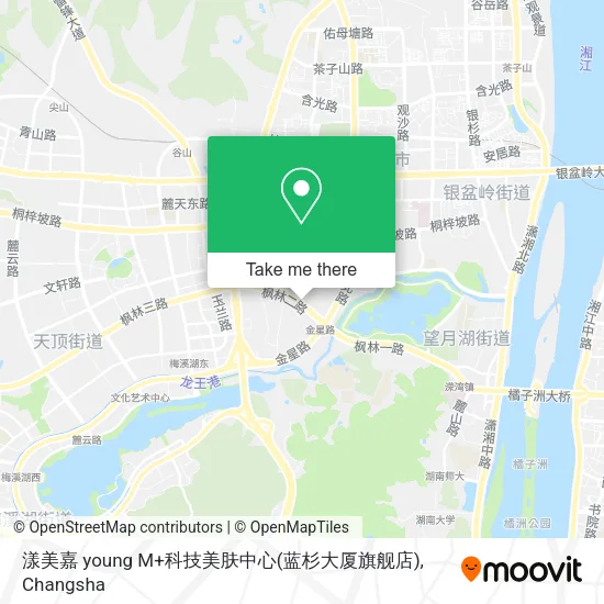 漾美嘉 young M+科技美肤中心(蓝杉大厦旗舰店) map