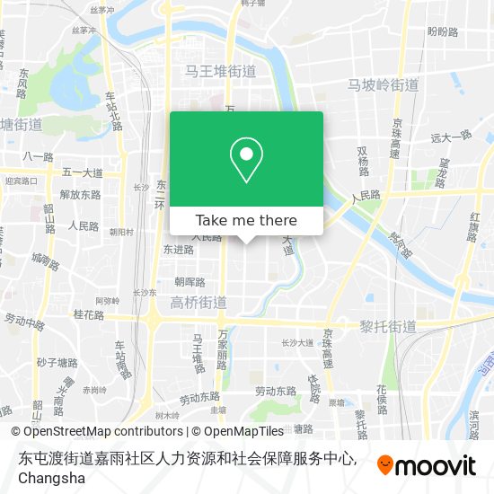 东屯渡街道嘉雨社区人力资源和社会保障服务中心 map