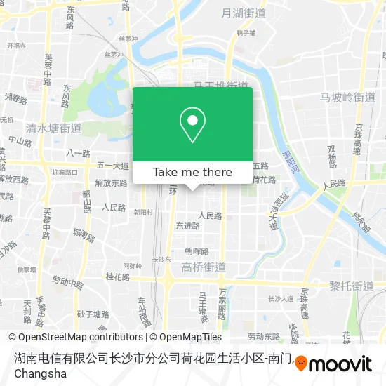 湖南电信有限公司长沙市分公司荷花园生活小区-南门 map