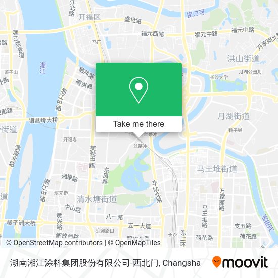 湖南湘江涂料集团股份有限公司-西北门 map