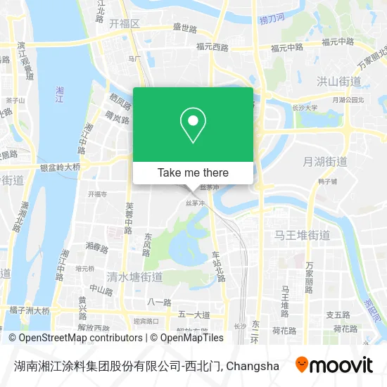 湖南湘江涂料集团股份有限公司-西北门 map
