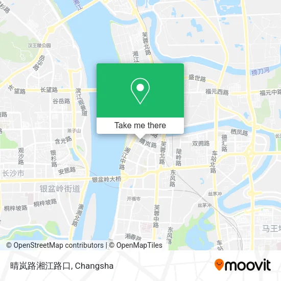 晴岚路湘江路口 map