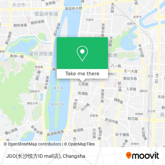 JGO(长沙悦方ID mall店) map