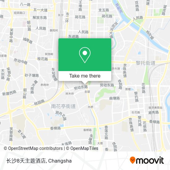 长沙8天主题酒店 map
