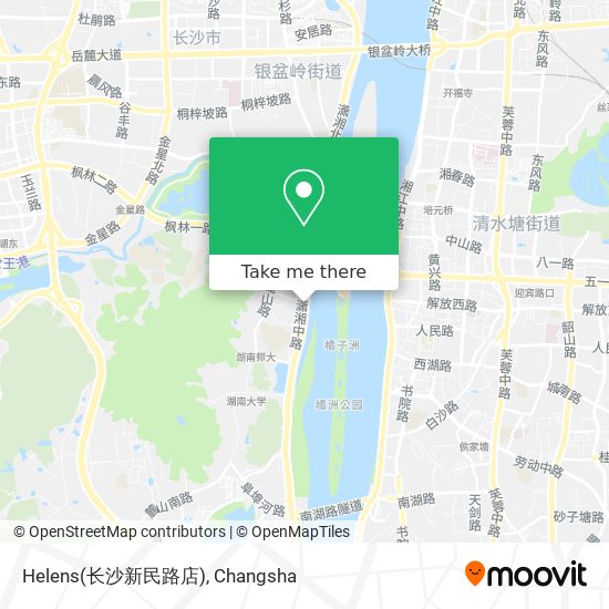 Helens(长沙新民路店) map