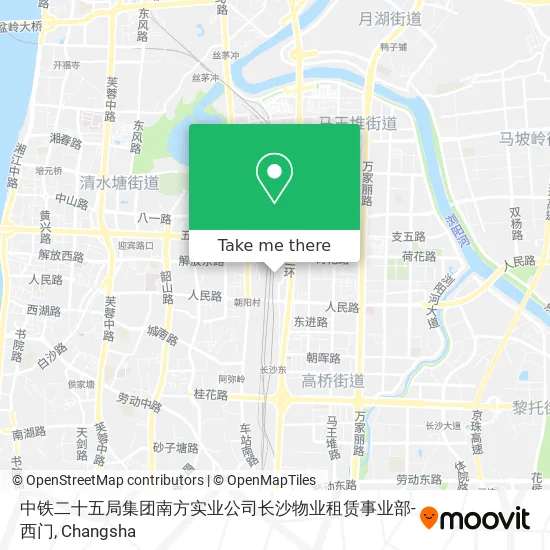 中铁二十五局集团南方实业公司长沙物业租赁事业部-西门 map